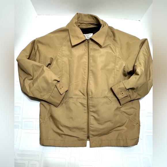 Vintage London Fog Men's Weatherwear (40 reg) Brown Short Trench Coat w/Lining - Picture 2 of 10